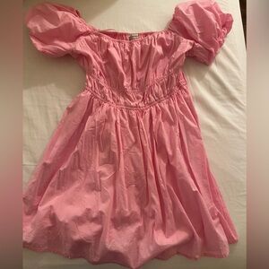 Hollister pink mini dress with pockets